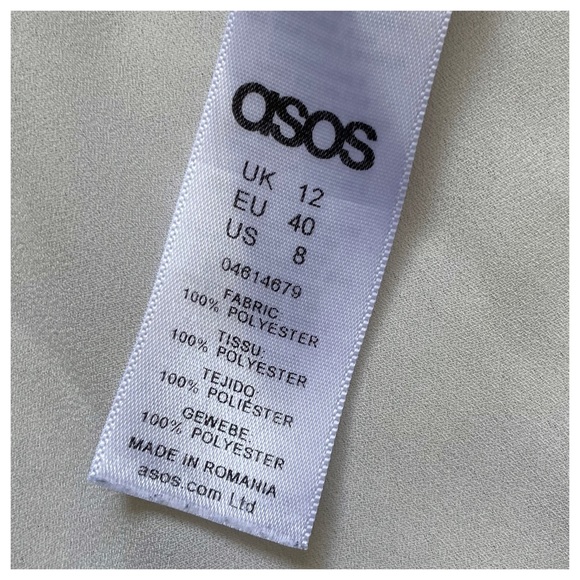 NWOT ASOS oversized sheer top size 8 - Picture 4 of 6